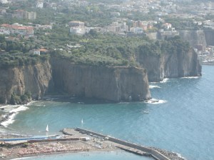 Utsikt ner mot Sorrento
